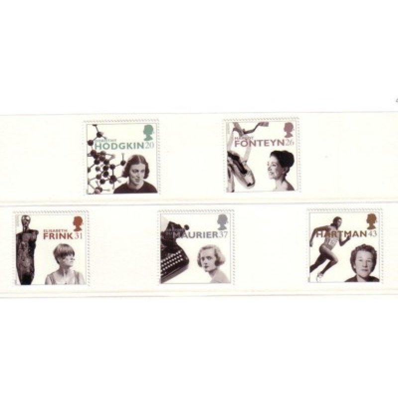 Great Britain Sc 1693-97 1996 Europa Women stamp set mint NH