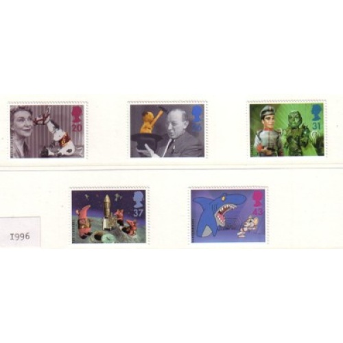 Great Britain Sc 1698-1702 1996 Children's TV stamp set mint NH