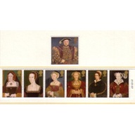 Great Britain Sc 1723-9 1997 Henry VIII & Wives stamp set mint NH