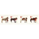 Great Britain Sc 1763-66 1997 Queen's Horses stamp set mint NH