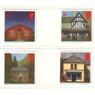 Great Britain Sc 1767-1770 1997 Post Office Buildings stamp set mint NH