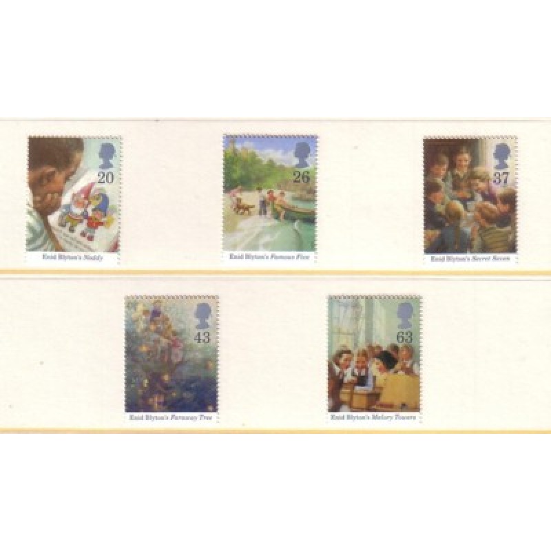 Great Britain Sc 1771-75 1997 Enid Blyton stamp set mint NH