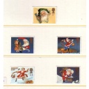 Great Britain Sc 1776-1780 1997 Christmas stamp set mint NH