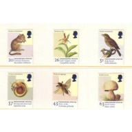 Great Britain Sc 1785-1790 1998 Endangered Speciesstamp set mint NH