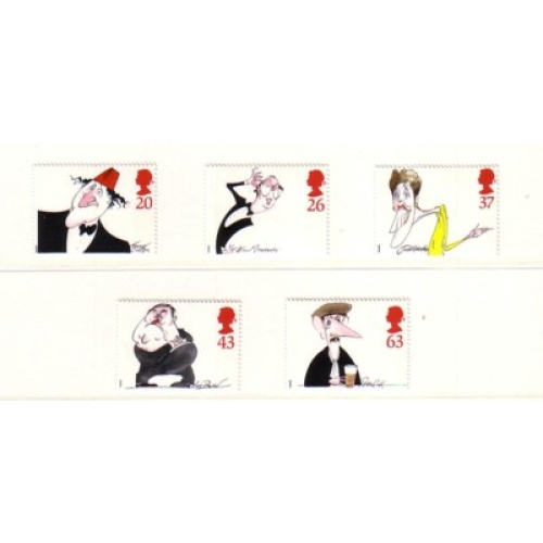Great Britain Sc 1809-1813 1998 Comedians  stamp set mint NH