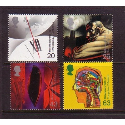 Great Britain Scott  1839-1842 1999 Inventions stamp set mint NH