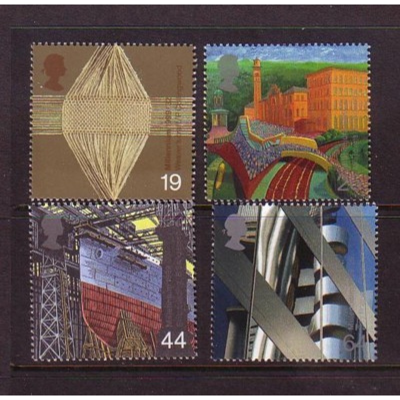Great Britain Scott  1855-1858 1999  Workers stamp set mint NH