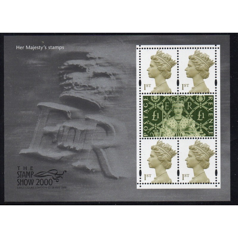 Great Britain Sc 1942 2000 Stamp Show souvenir sheet mint NH