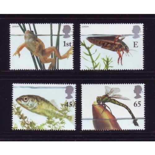 Great Britain Sc 1981-1984  2001 Europa stamp set mint NH