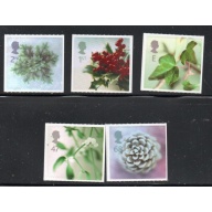 Great Britain Sc 2081-2085 2002 Christmas stamp set mint NH