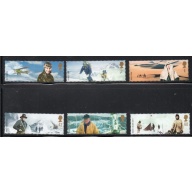 Great Britain Sc 2118-2123 2003 Adventurers stamp set mint NH