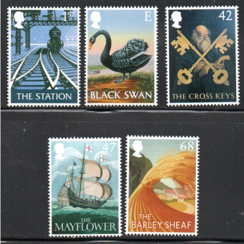 Great Britain Sc 2148-2152 2003 Pub Signs stamp set mint NH