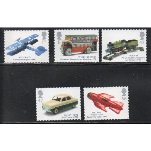 Great Britain Sc 2153-217 2003 Toys stamp set mint NH