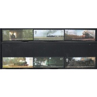 Great Britain Sc 2172-2177 2004 Steam Locomotives stamp set mint NH