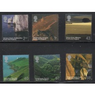 Great Britain Sc 2261-2267 2005 Southwest England Scenery stamp set mint NH