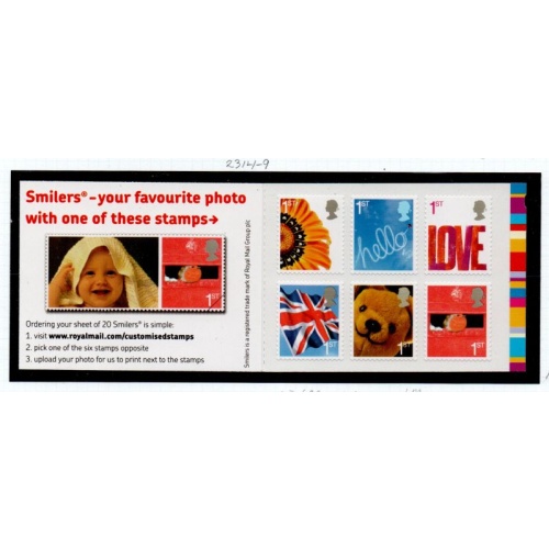 Great Britain Sc 2319a 2005 Greetings stamp booklet mint NH