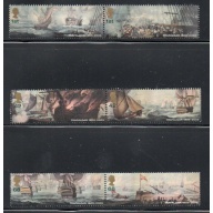 Great Britain Sc 2321-2326 2005 Battle of Trafalgar  Anniversary stamp set mint NH