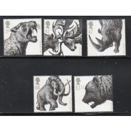 Great Britain Sc 2359-2363 2006 Ice Age Animals stamp set mint NH
