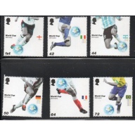 Great Britain Sc 2372-2377 2006 Soccer World Cup stamp set mint NH