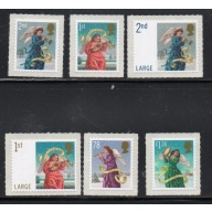 Great Britain Sc 2523-2529  2007 Christmas  stamp set mint NH
