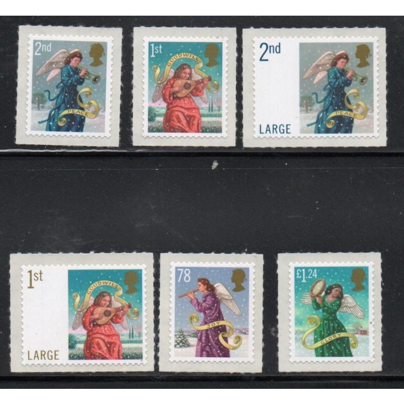 Great Britain Sc 2523-2529  2007 Christmas  stamp set mint NH