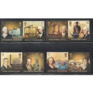 Great Britain Sc 2645-2352 2009 Industrial Pioneers stamp set mint NH