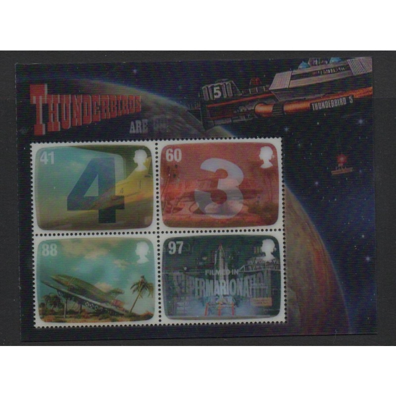 Great Britain Sc 2863 2011 Anderson TV Series stamp sheet mint NH