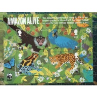 Great Britain Sc 2893 2011  Amazon Alive WWF stamp sheet mint NH
