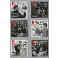 Great Britain Sc 2894-2899 2011 Royal Shakespeare Company stamp set mint NH