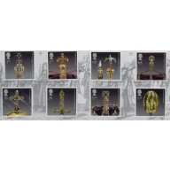 Great Britain Sc 2931-2938 2011 Crown Jewels stamp set mint NH