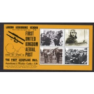Great Britain Sc 2939 2011 1st Airmail Flight stamp sheet mint NH