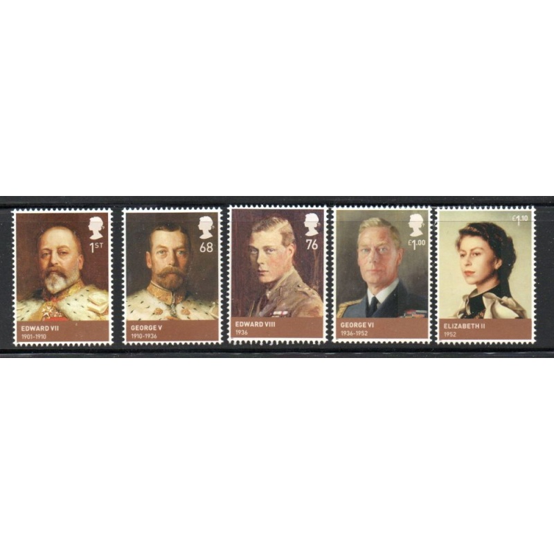 Great Britain Sc 2990-2994 2012 House of Windsor stamp set mint NH