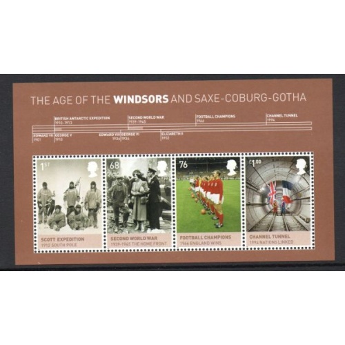 Great Britain Sc 2995 2012 House of Windsor stamp sheet mint NH