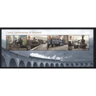 Great Britain Sc 3007 2012 Steam Locomotives of Scotland stamp sheet mint NH