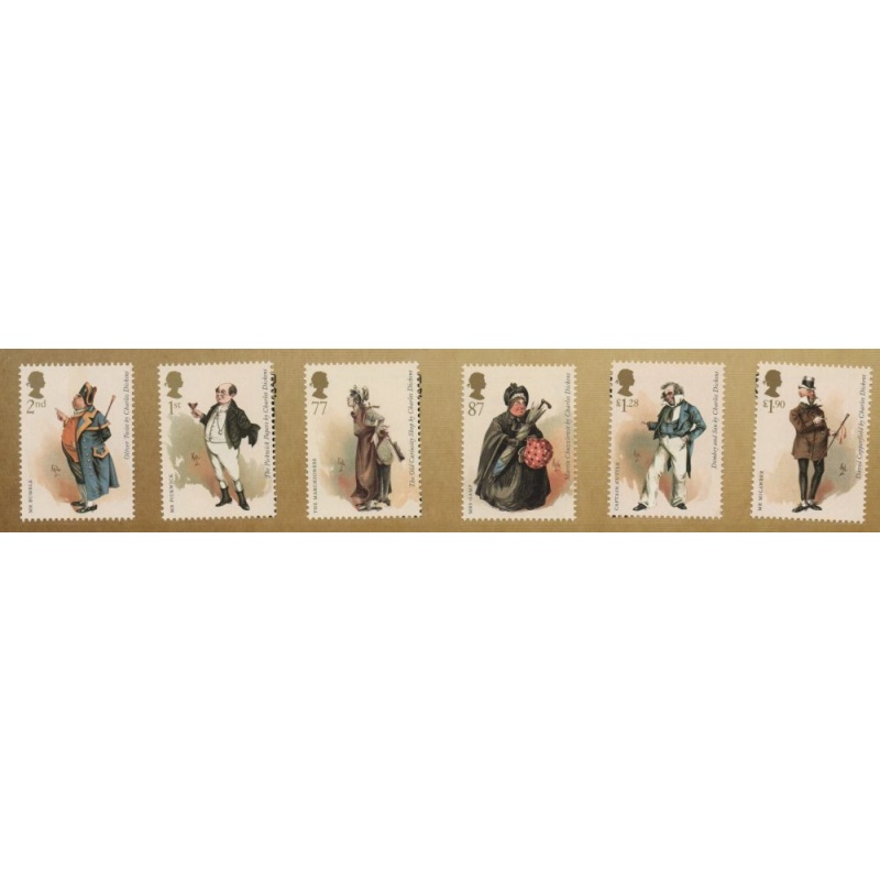 Great Britain Sc 3037-3042 2012 200th Birth of Dickens stamp set mint NH