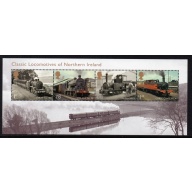 Great Britain Sc 3917 2013 Northern Ireland Steam Engines stamp sheet mint NH