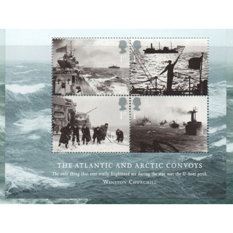 Great Britain Sc 3225 2013 WW II Convoys stamp sheet mint NH