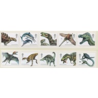 Great Britain Sc 3228-3237 2013 Dinosaurs stamp set mint NH