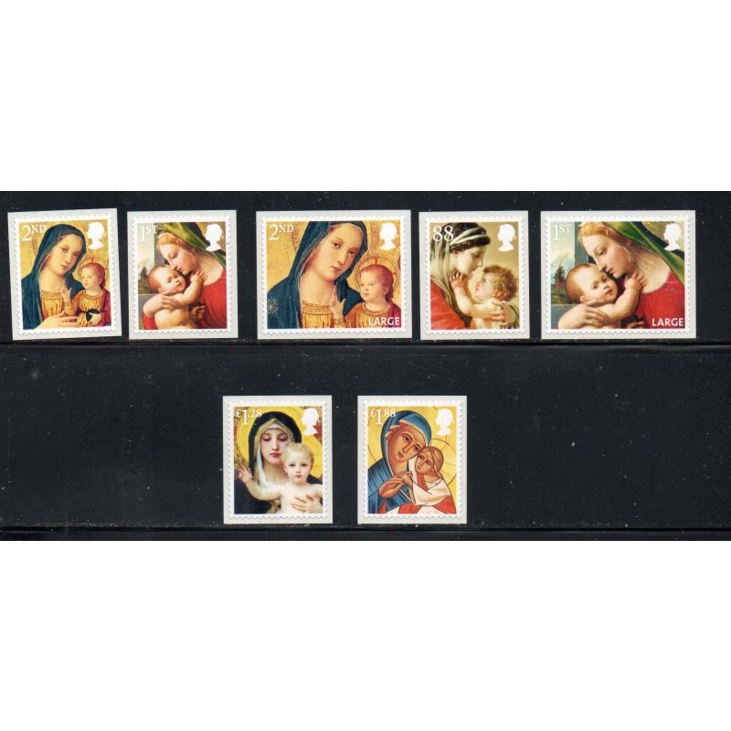 Great Britain Sc 3239-3245 2013 Christmas stamp set mint NH