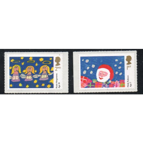 Great Britain Sc 3246-3247 2013 Christmas stamp set mint NH