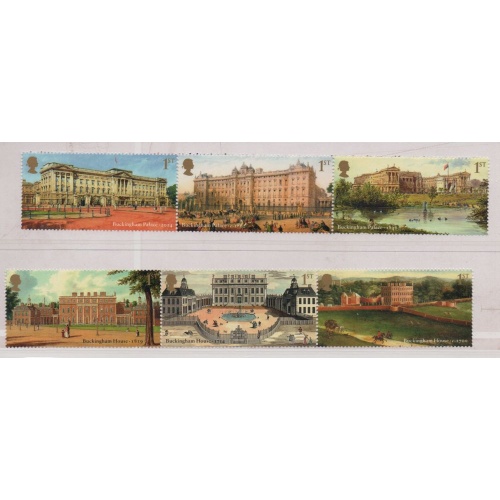 Great Britain Sc 3279-3284 2014 Buckingham Palace stamp set mint NH