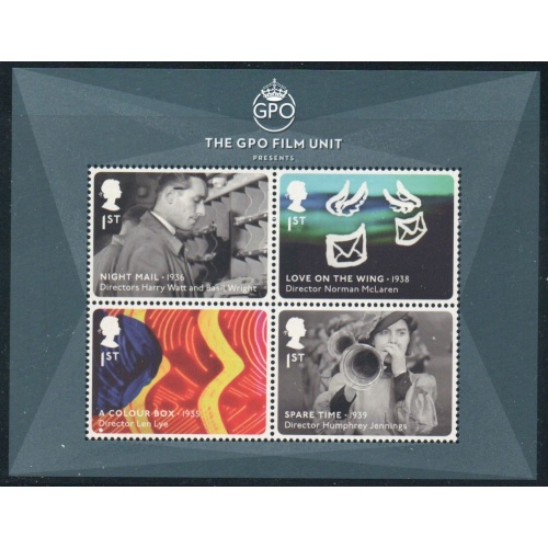 Great Britain Sc 3294 2014 GPO Film Unit Movies stamp sheet mint NH