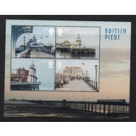 Great Britain Sc 3327 2014 British Piers stamp sheet mint NH