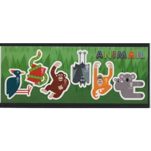 Great Britain Sc 3506 2016 Animals stamp sheet mint NH