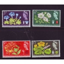 Great Britain Sc 414-417 1964 Botanical Congress stamp set  mint NH