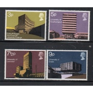 Great Britain Sc 657-660 1974 Universities stamp set mint NH