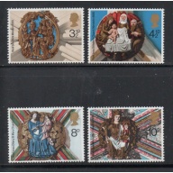 Great Britain Sc 732-735 1974 Christmas stamp set mint NH