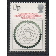 Great Britain Sc 815 1977 Commonwealth Heads of Government stamp mint NH