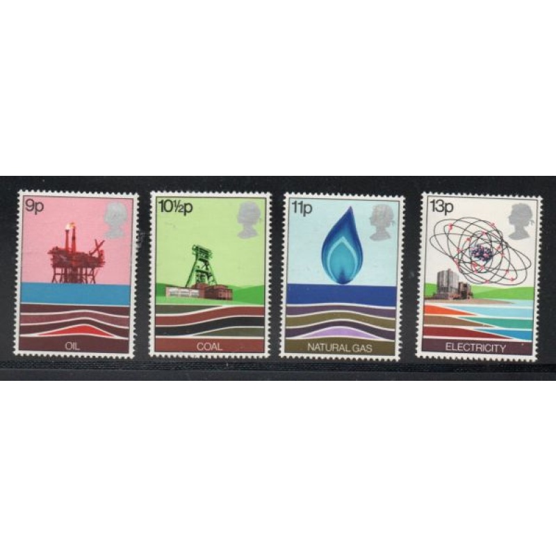 Great Britain Sc 827-830 1978 Energy Resources stamp set mint NH