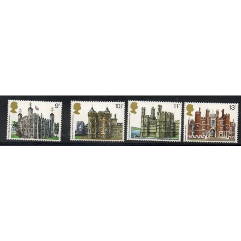 Great Britain Sc 831-834 1978 British Architecture stamp set mint NH